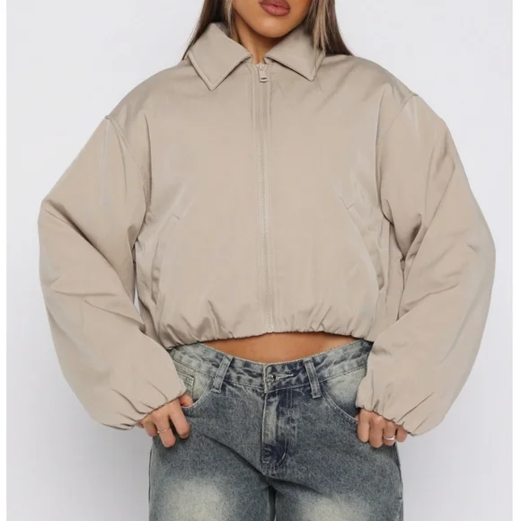 New With Tags White Fox Boutique Back To Friends Bomber Jacket Size Xxs